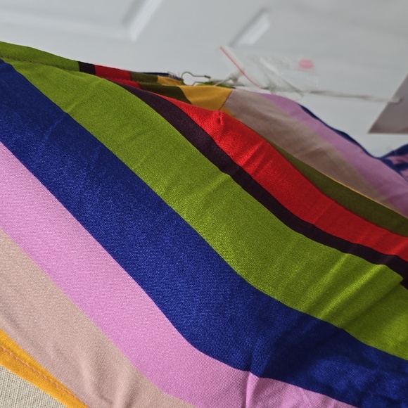 Vibrant Striped Front-Tie Jumpsuit โ Adjustable & Fun ๐ - Picture 4 of 6